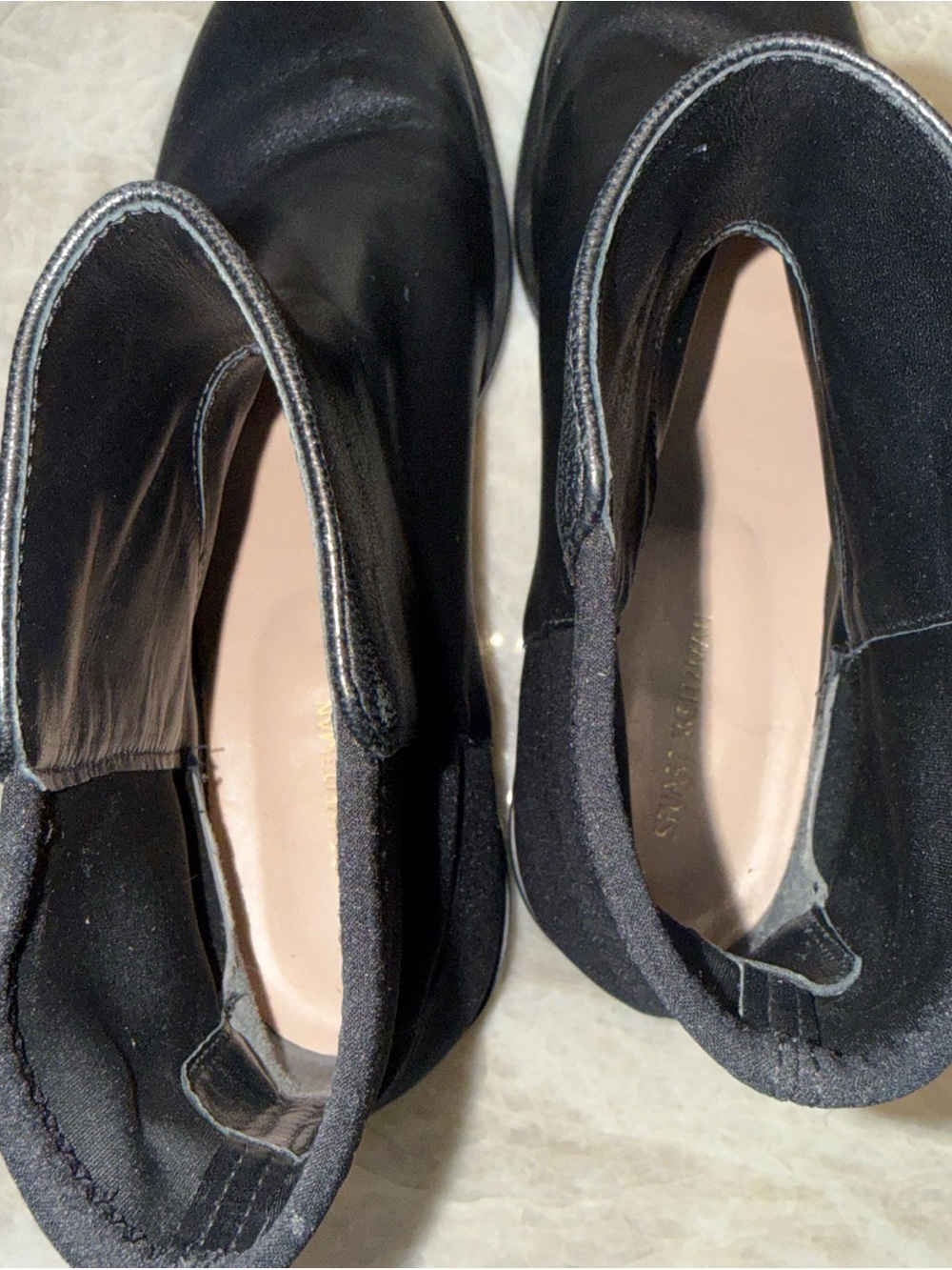 Stuart Weitzman Black Elemental Chelsea Boots - Picture 6 of 8